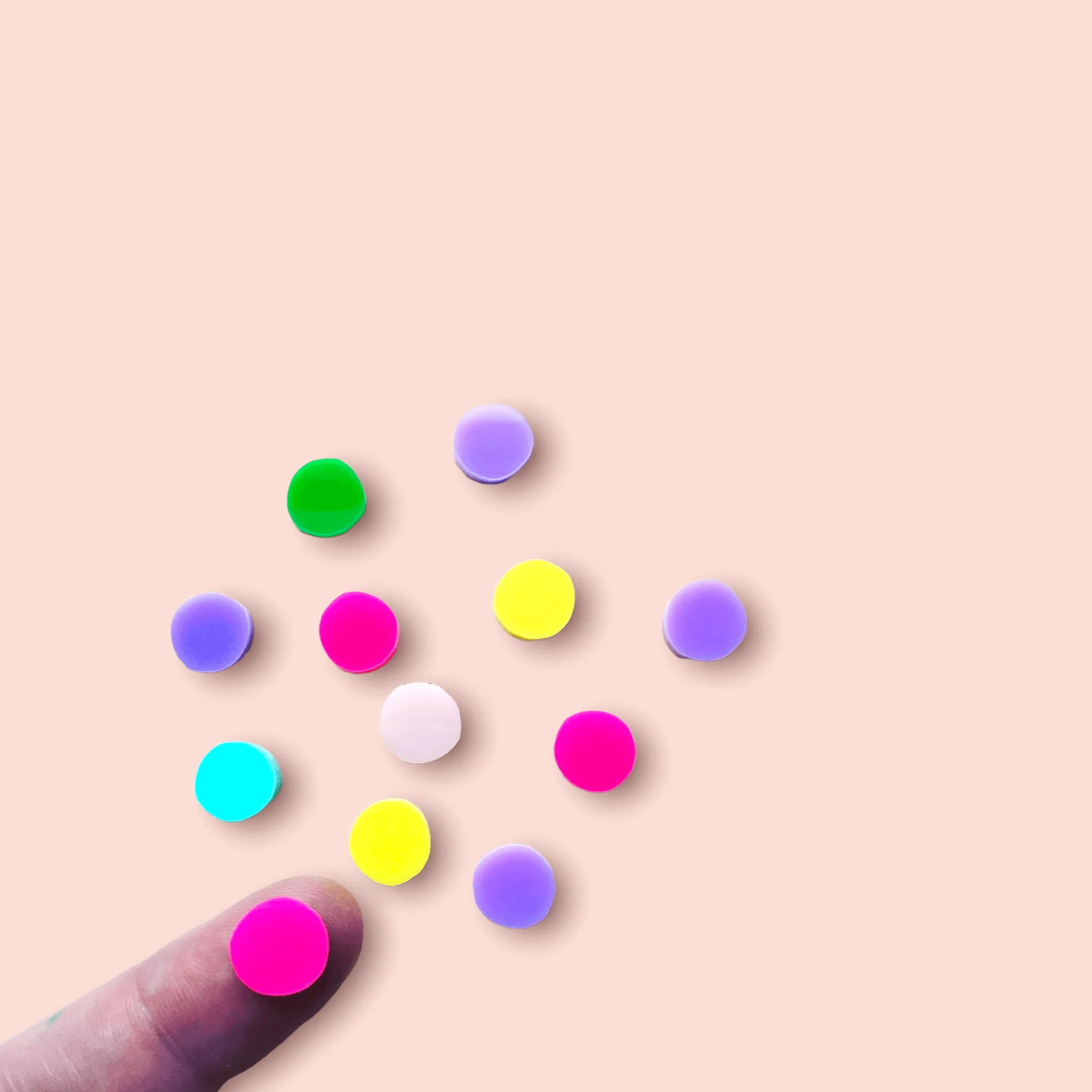 10 pair Confetti Dots - 15mm