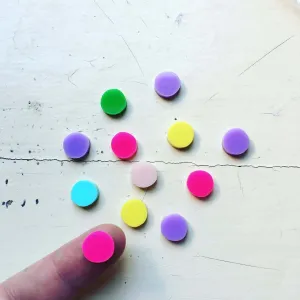 10 Pairs Confetti Dots - 11mm