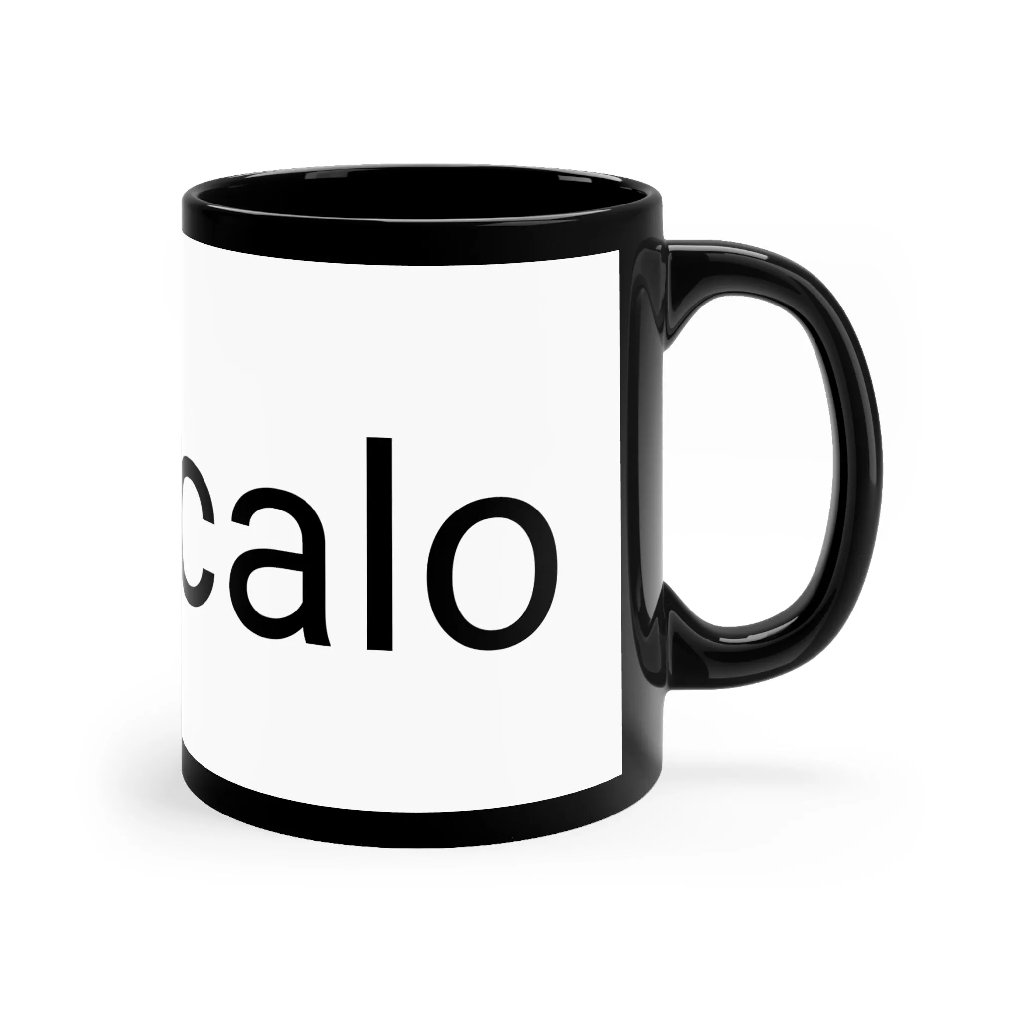 11oz Black Mug