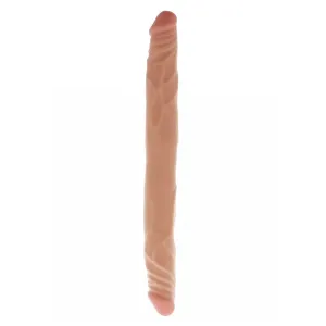 14 Inch Toy Joy Flesh Pvc Bendable Double Ended Dildo for Couples