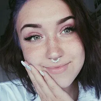 14G/16G CZ and Beads Stainless Steel Septum Ring