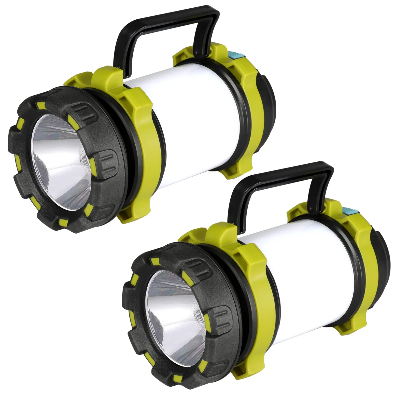 2pcs Camping Lantern,Outdoor Led Camping Lantern,Rechargeable Flashlights w/ 1000LM
