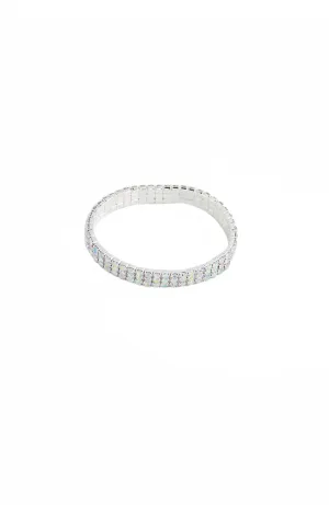 3 Row Iridescent Bracelet