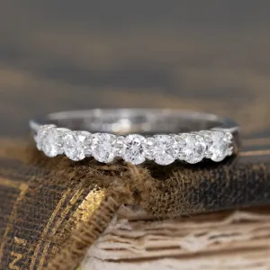 .35ctw 7-Stone Round Brilliant Cut Diamond Band