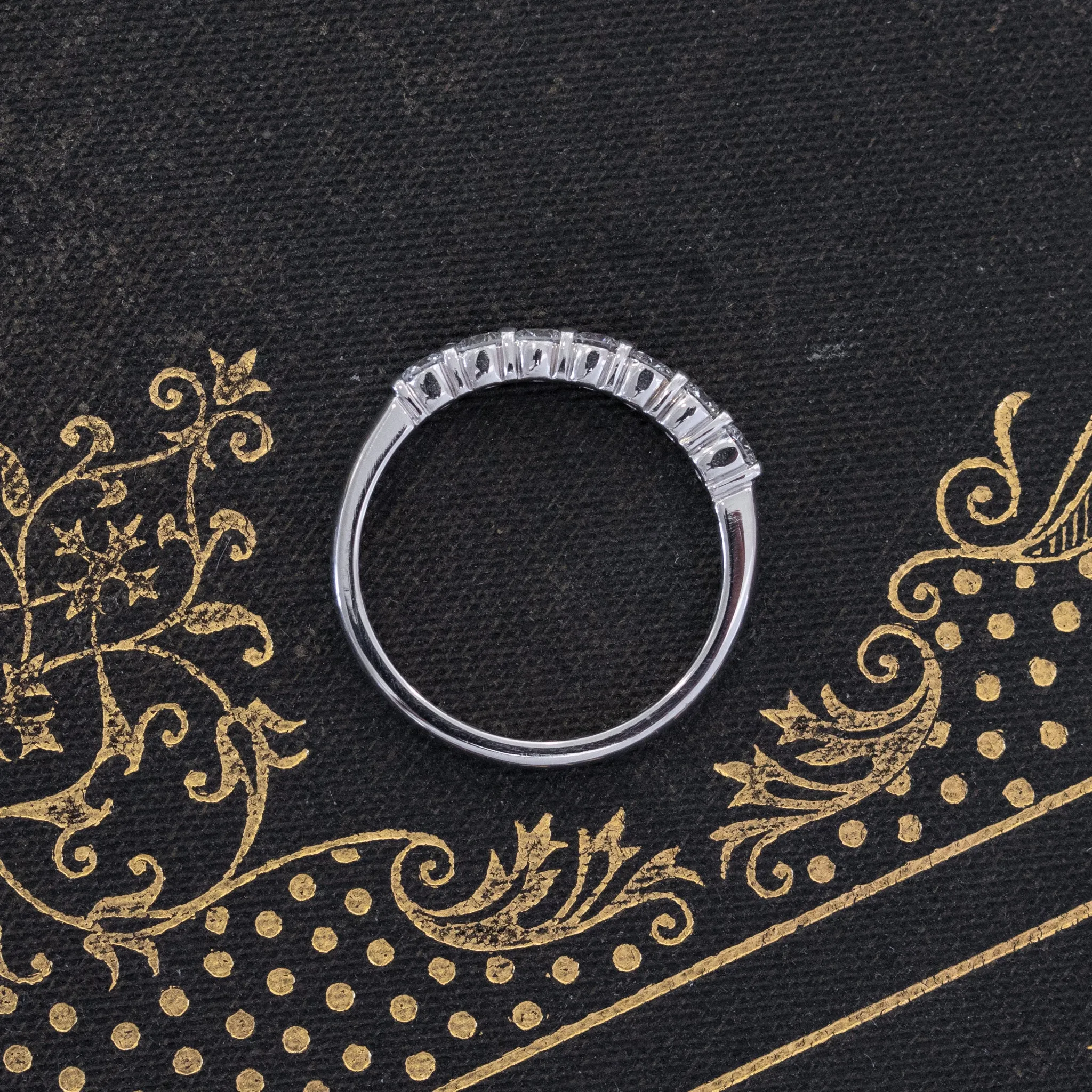 .35ctw 7-Stone Round Brilliant Cut Diamond Band