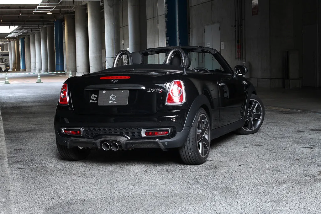3D Design Mini R58 / R59 Cooper S Carbon Fiber Rear Diffuser