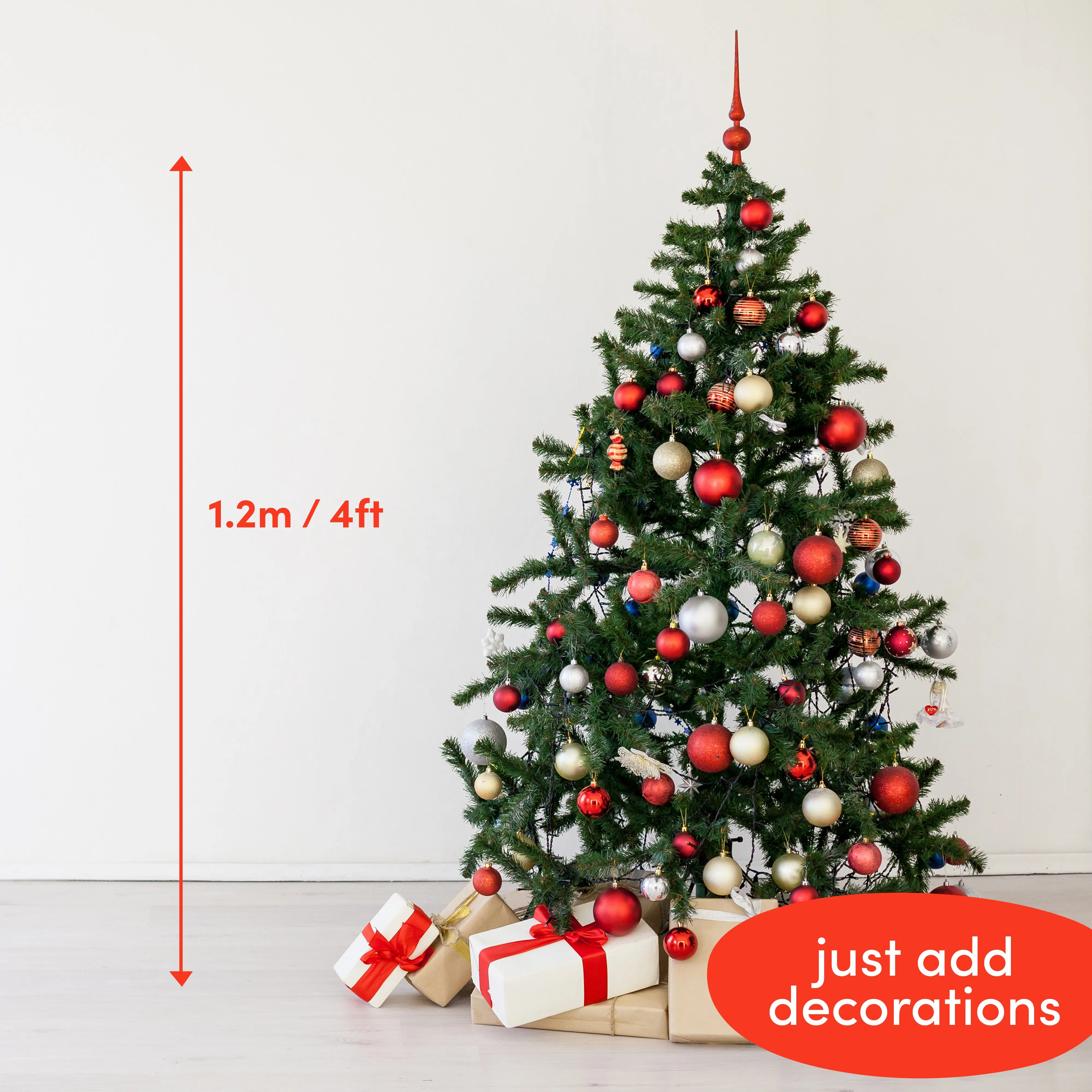 4FT Premium Artificial Christmas Tree