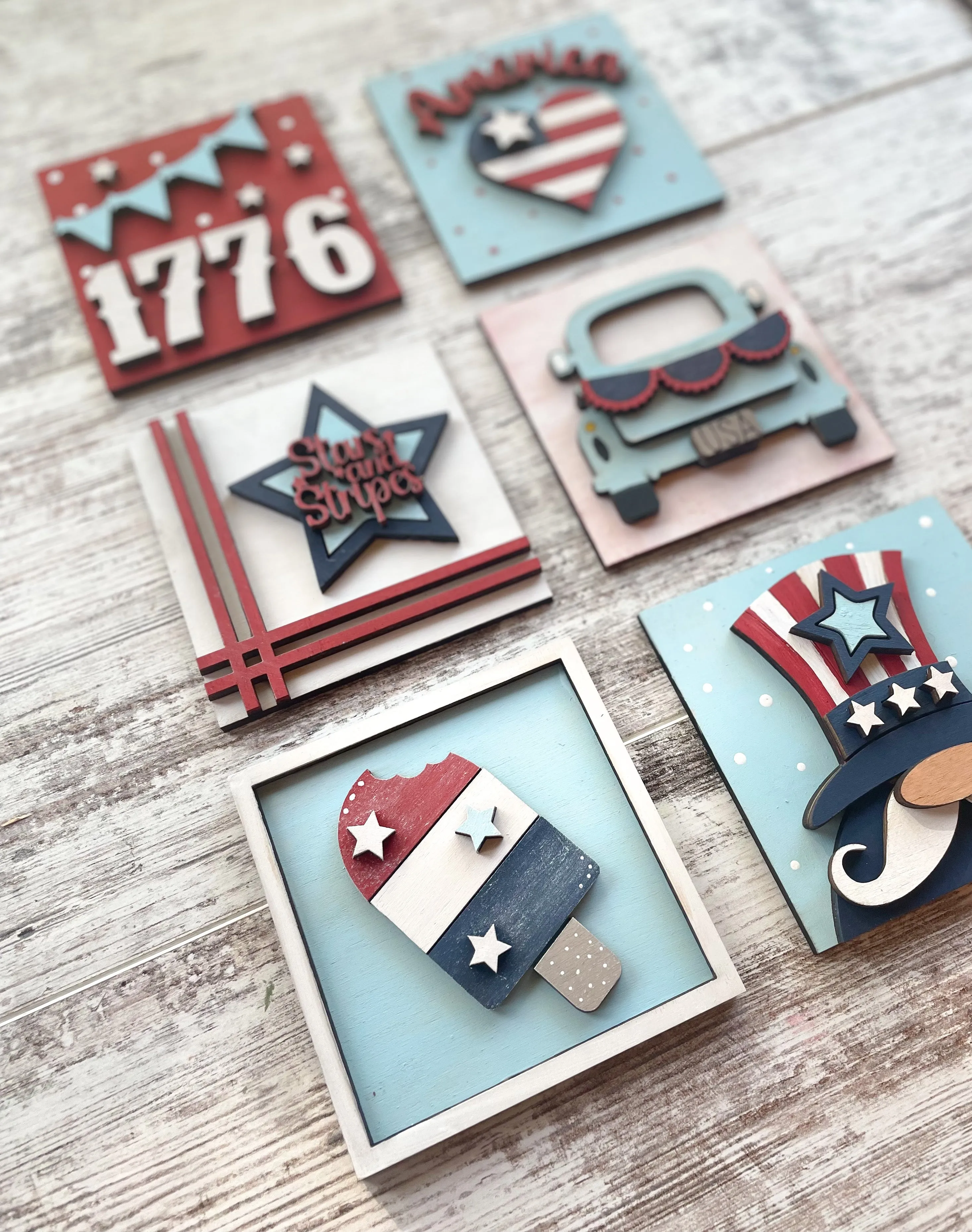 4th of July DIY Mini Signs