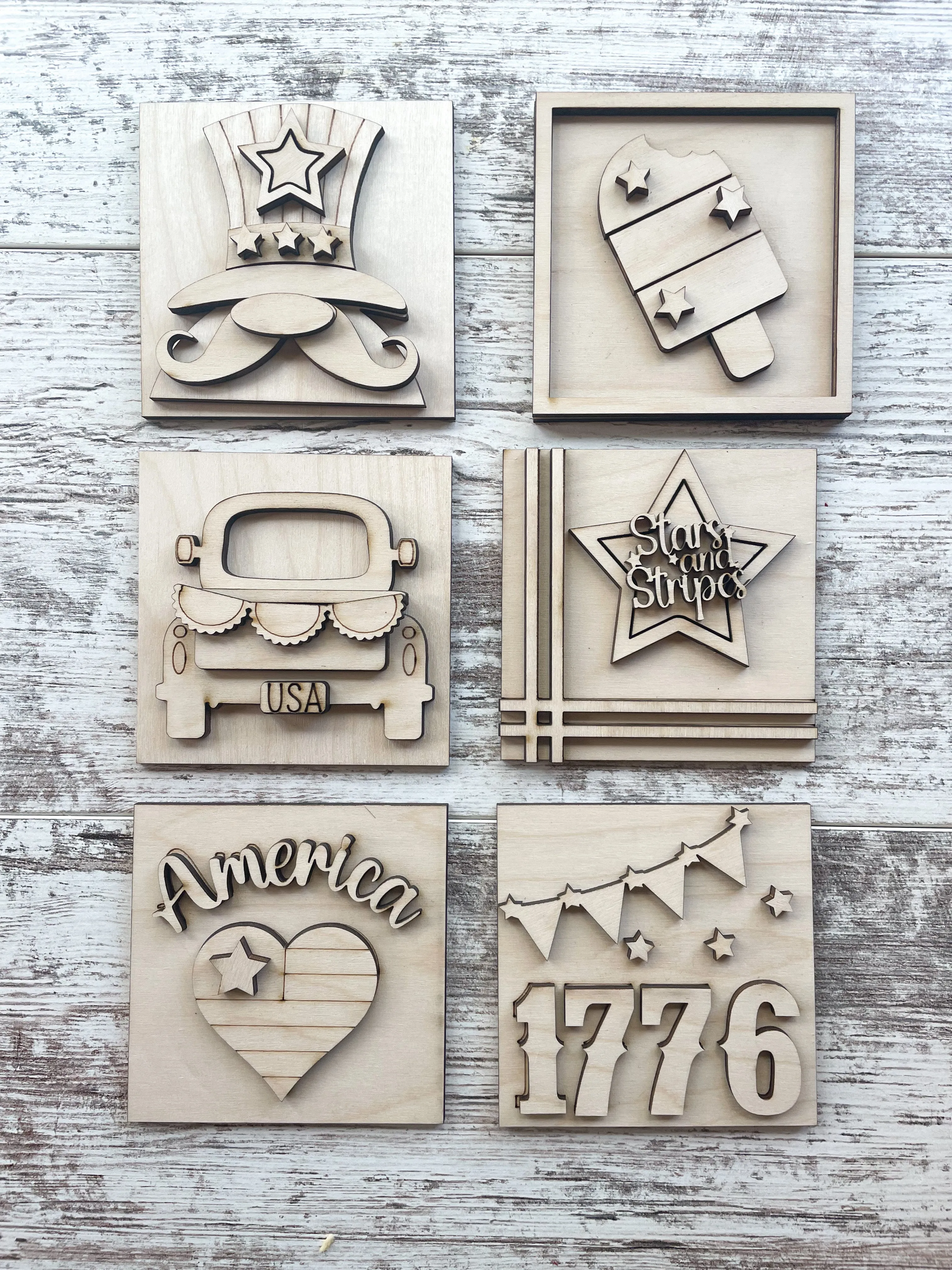 4th of July DIY Mini Signs