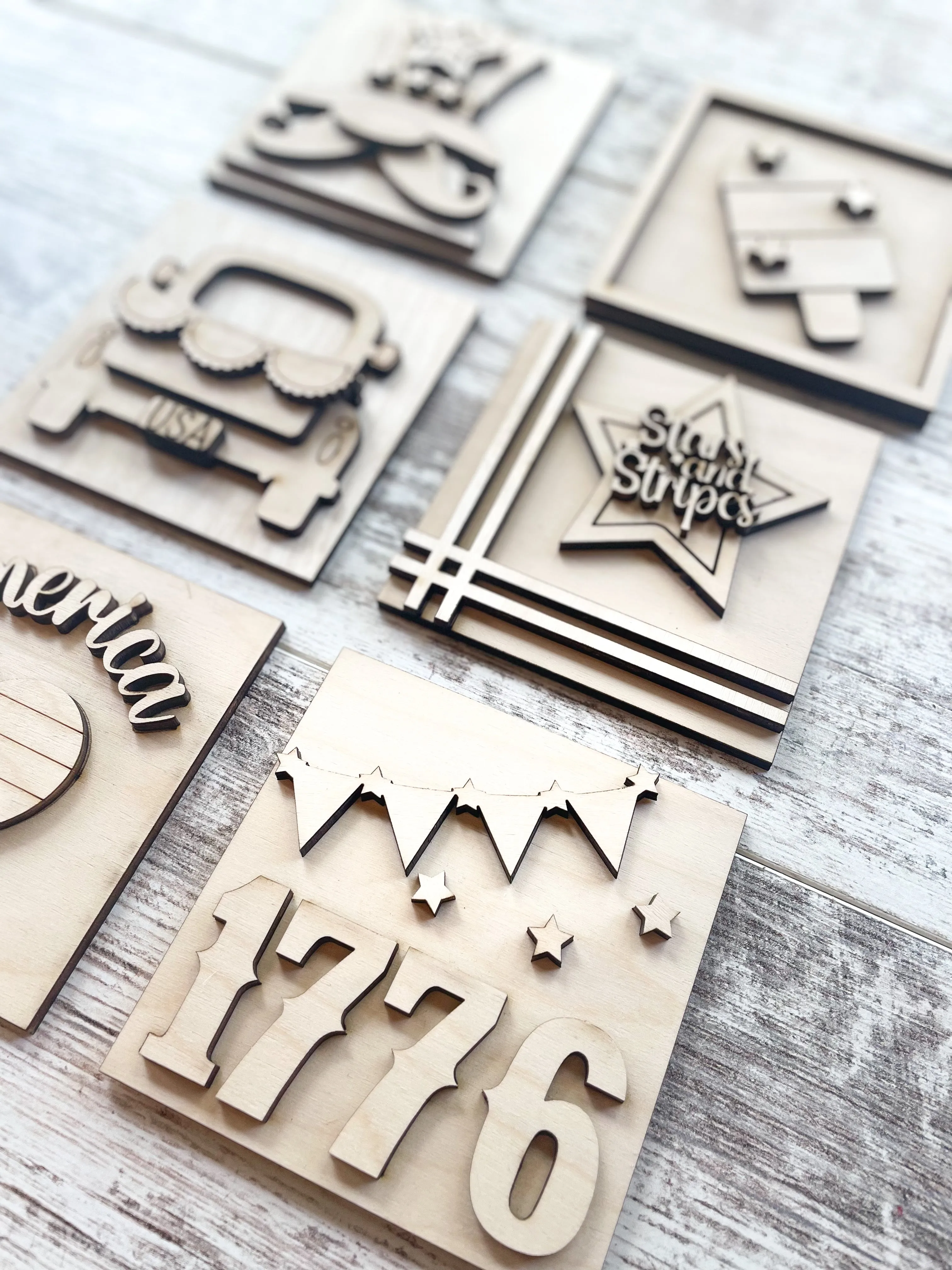 4th of July DIY Mini Signs