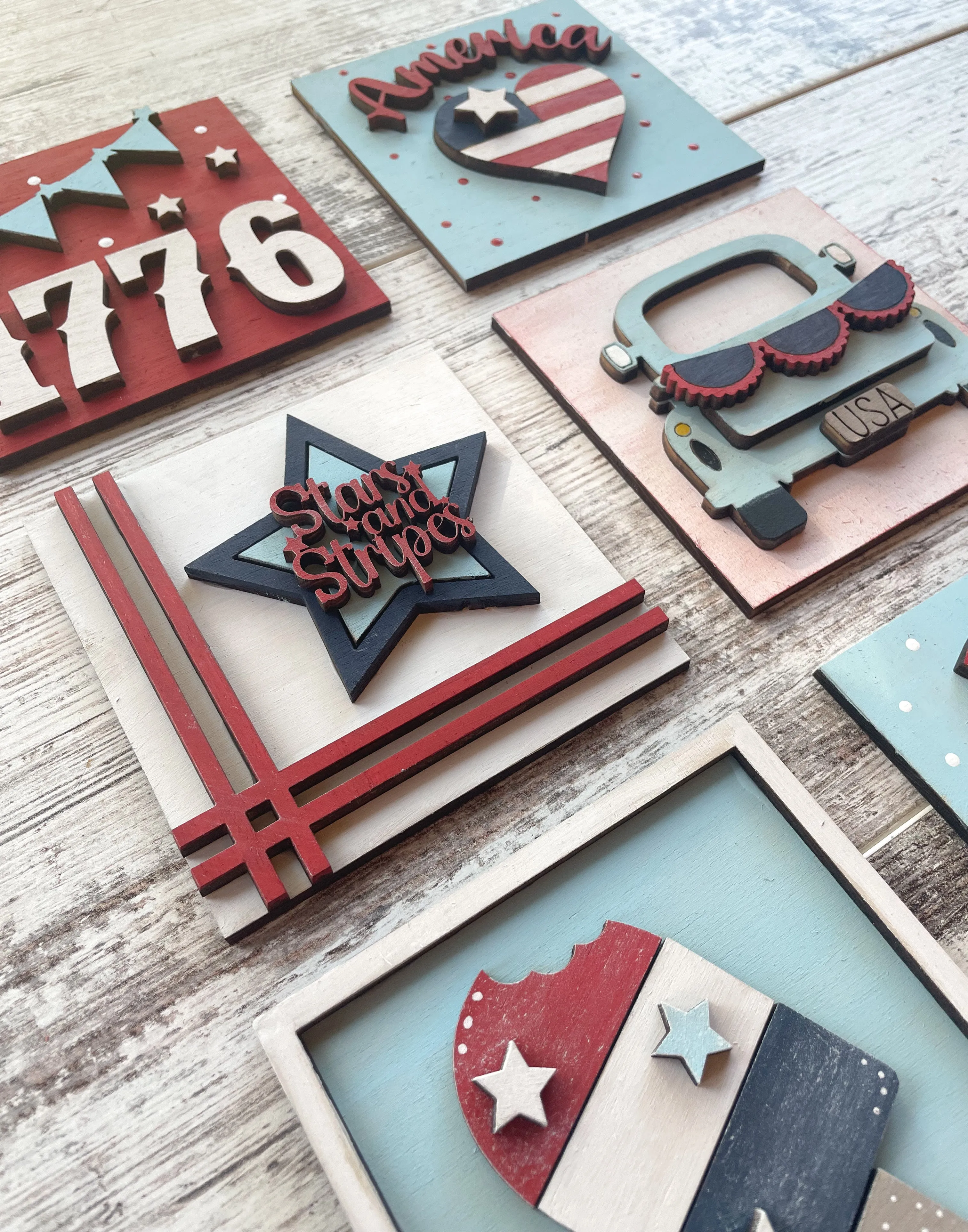 4th of July DIY Mini Signs