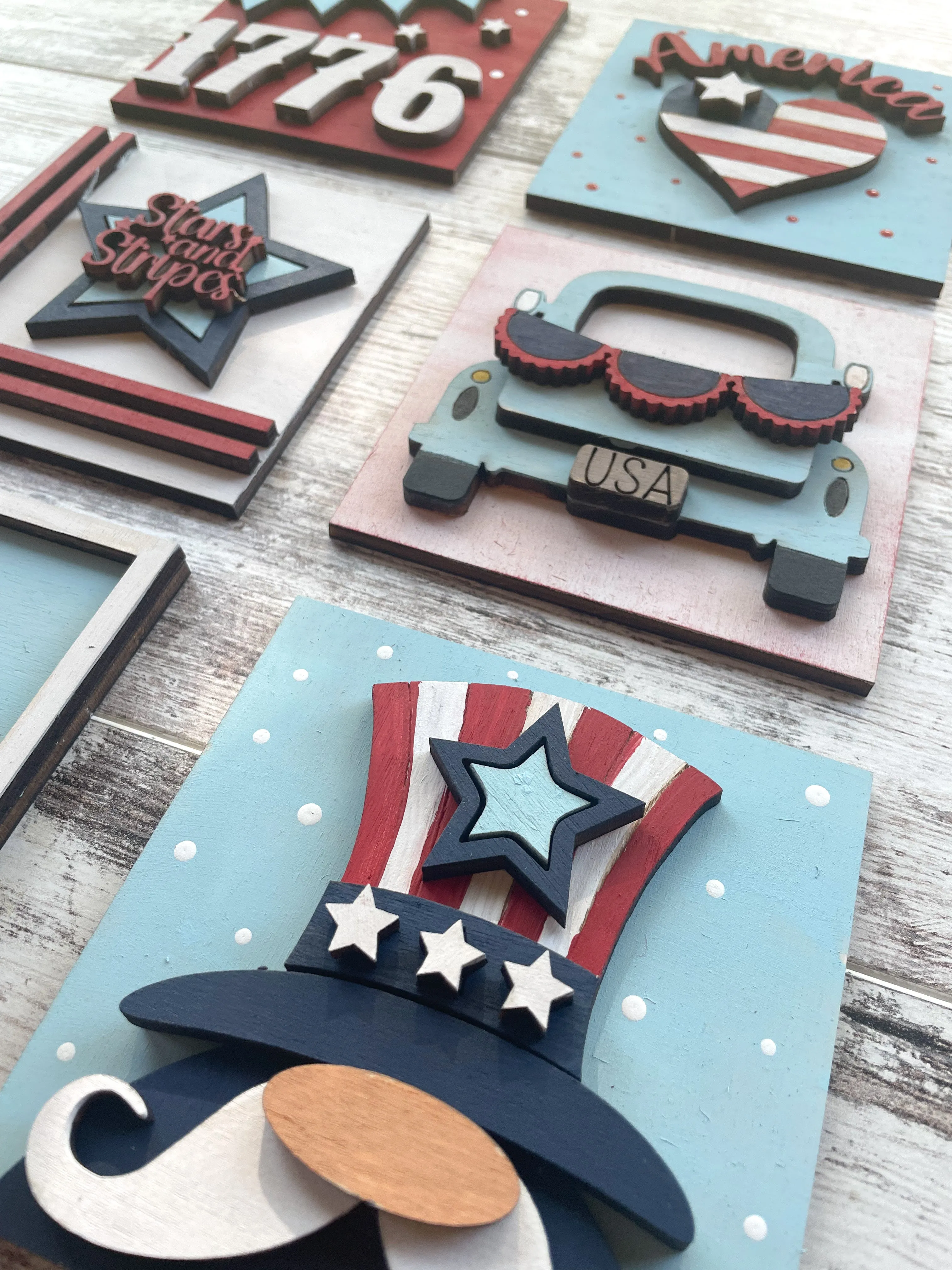 4th of July DIY Mini Signs