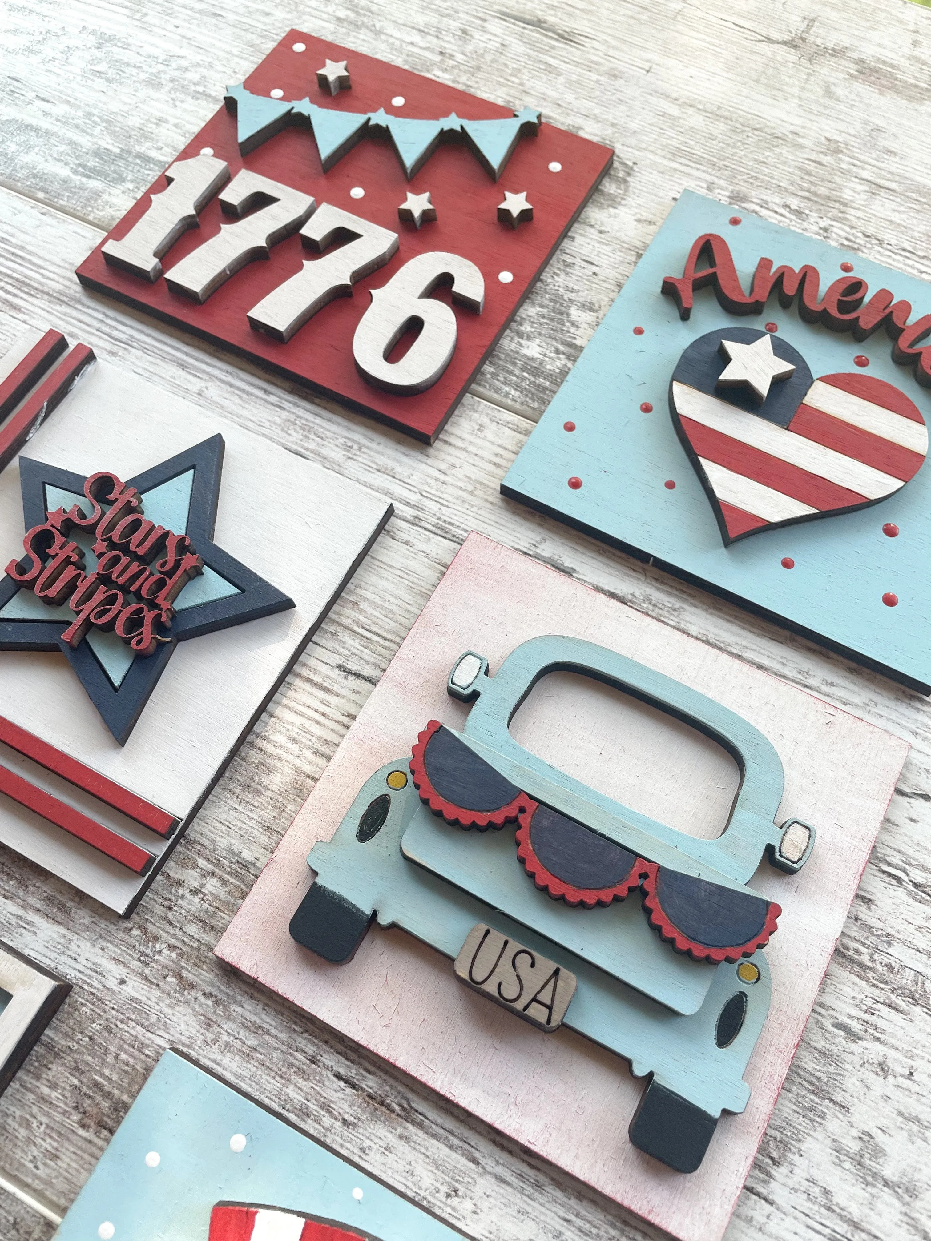 4th of July DIY Mini Signs
