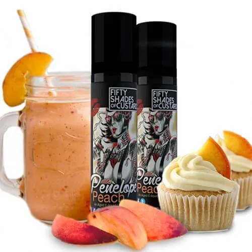 50 Shades of Custard eJuice - Penelope Peach