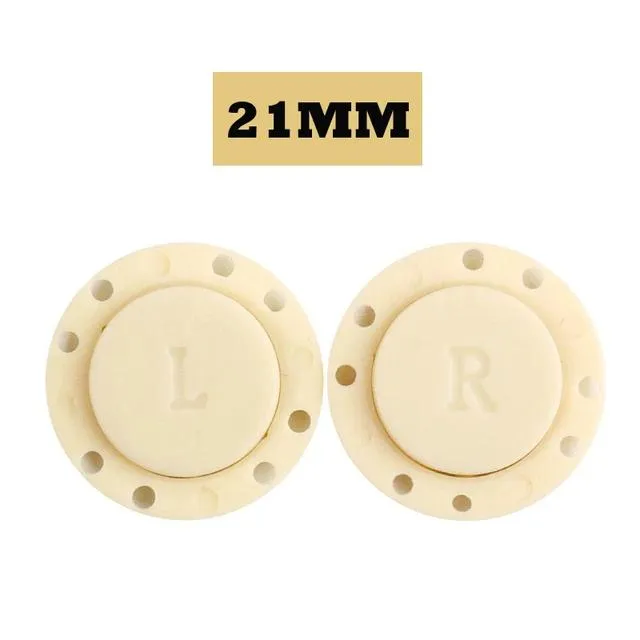 6Pcs Sewing Supplies Magnet Stone Dark Buckle Automatic Magnetic Buttons DIY Bag Double Sided Button 21/25mm Size sewing set