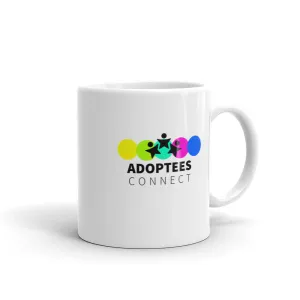 Adoptees Connect White Glossy Mug