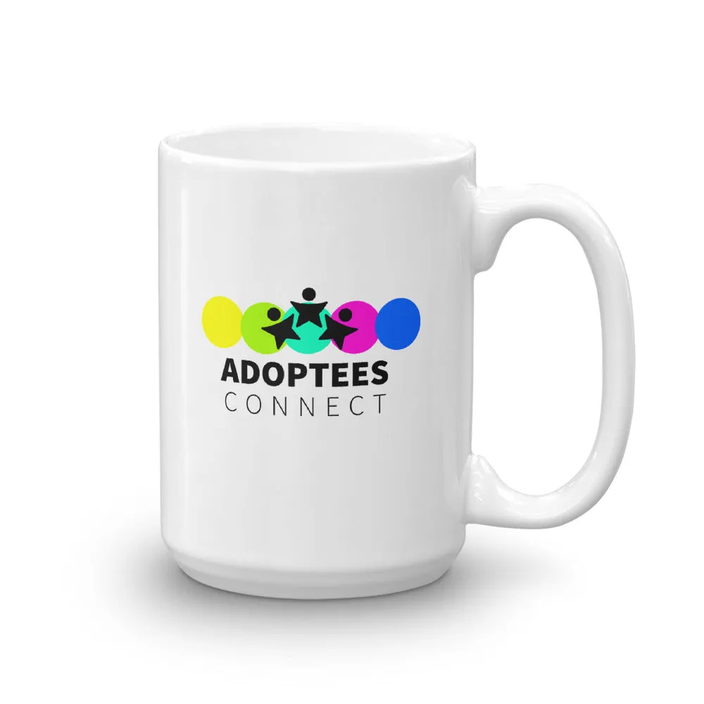 Adoptees Connect White Glossy Mug