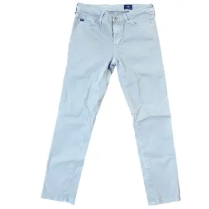 AG Cigarette Crop Sz. 25R Jeans Lightweight Stretchy Blue-Grey.