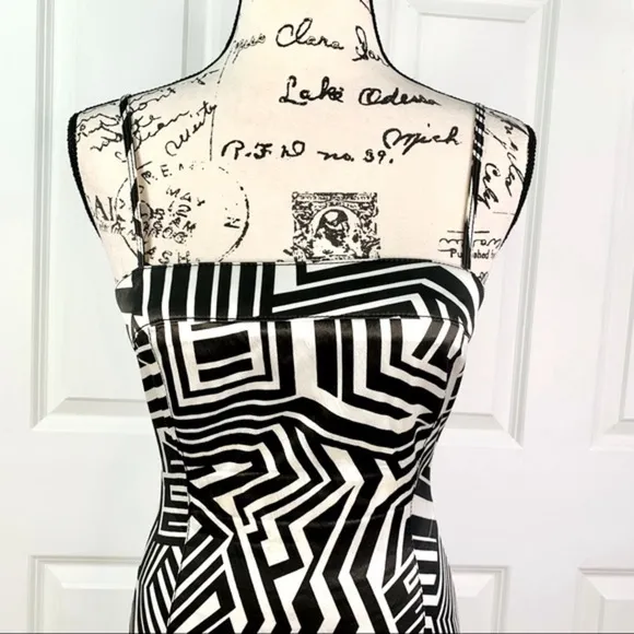 Alberto Makali Strappy Satin Stretchy Dress