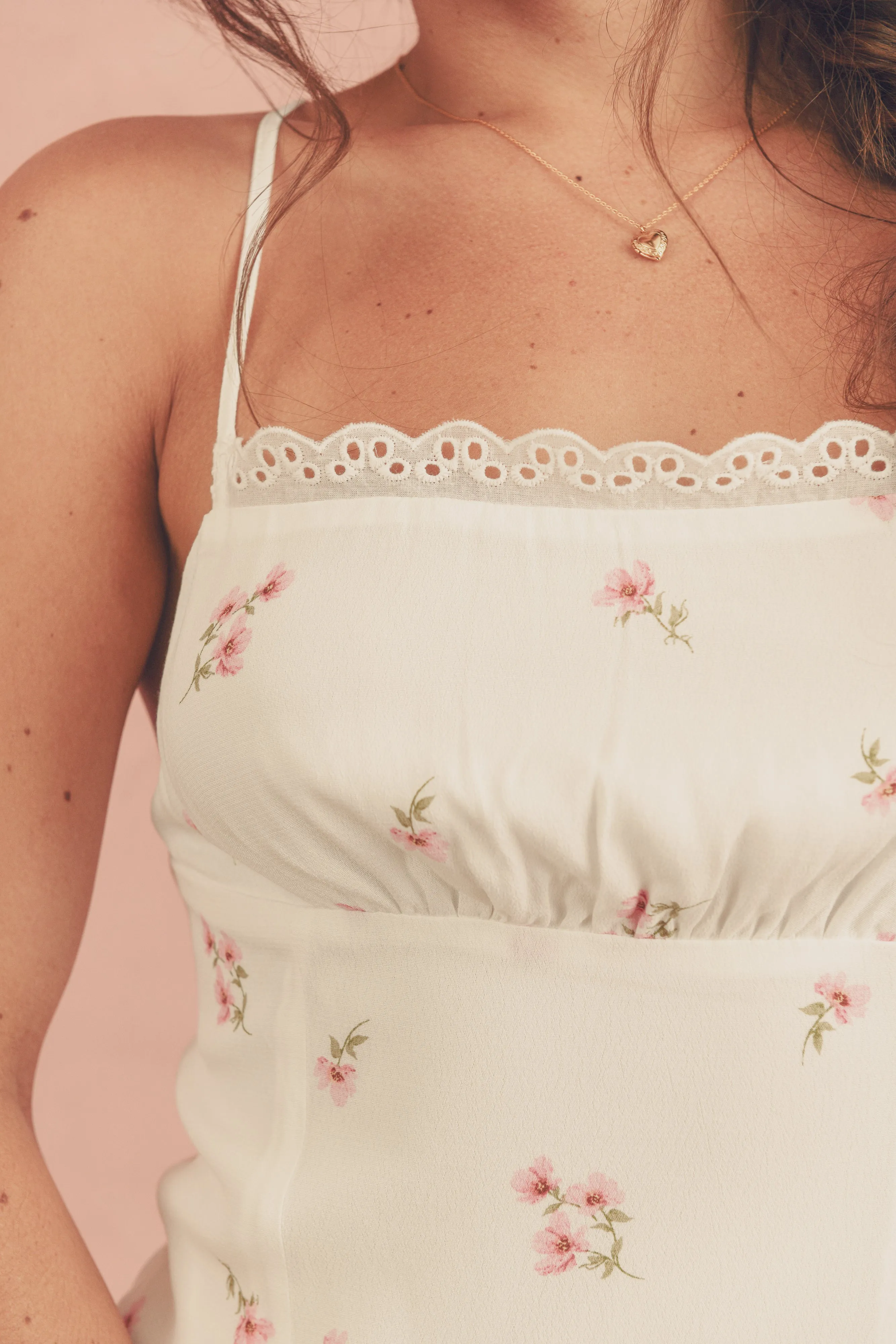 Along The Pink Flower Path Dress
