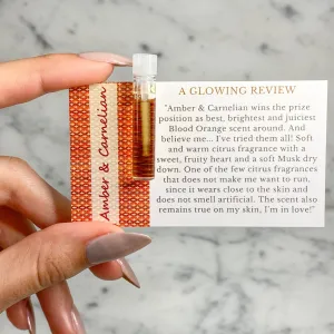 Amber & Carnelian Blend Perfume Oil Concentrate Sample by Sage