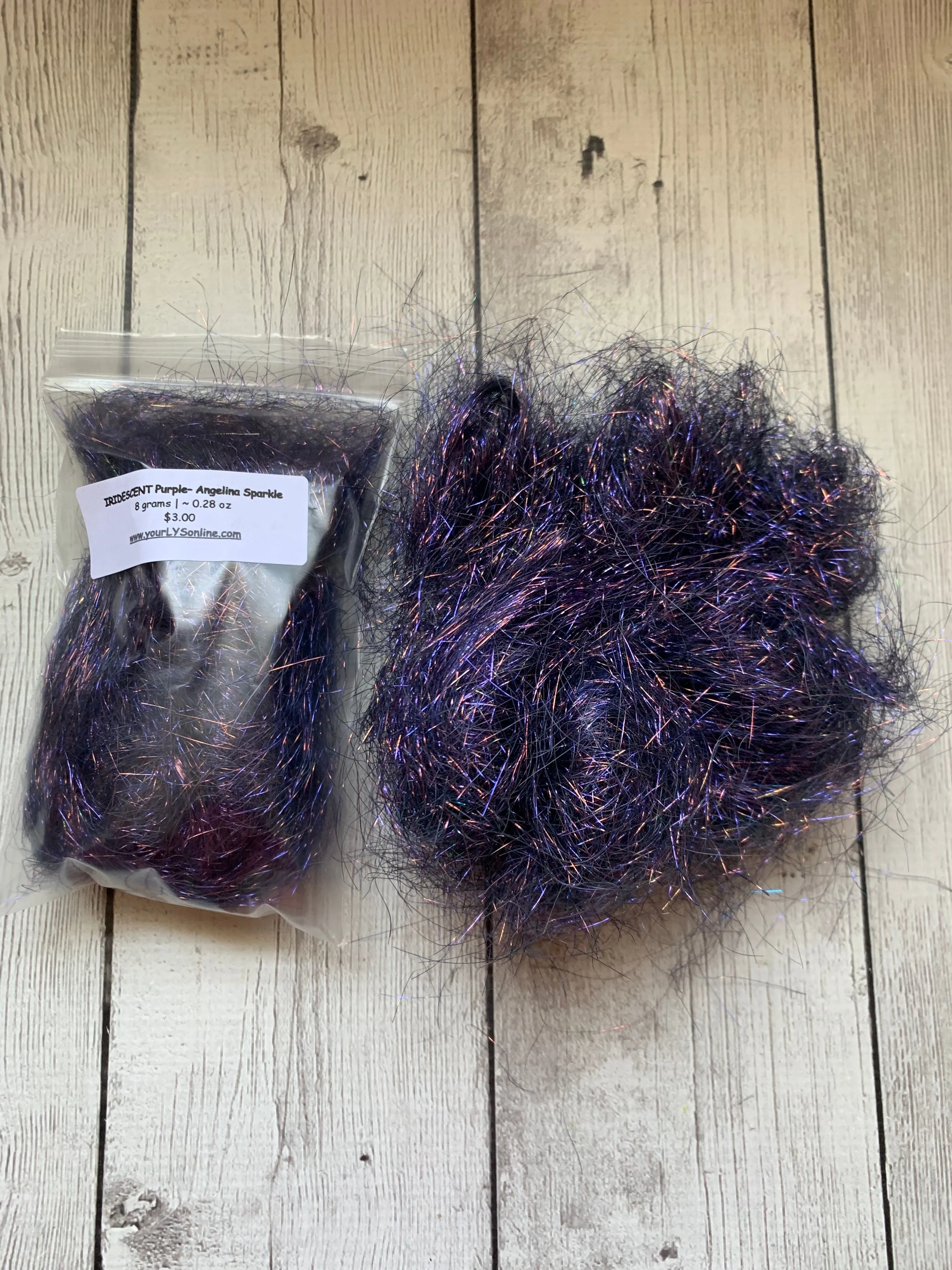 Angelina Sparkle Add-in bling - IRIDESCENT PURPLE