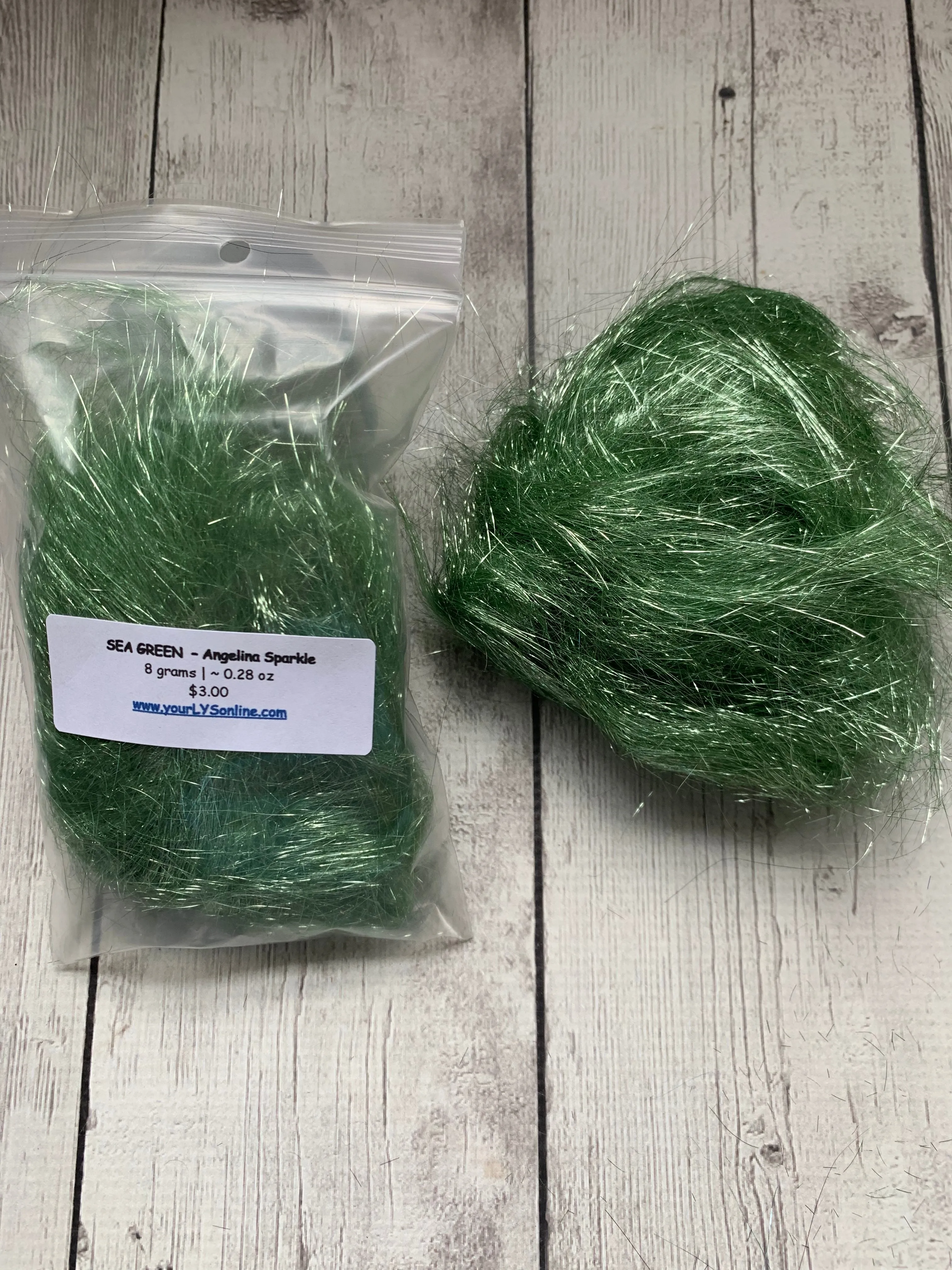Angelina Sparkle Add-in bling - SEA GREEN