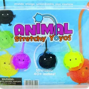 Animal Stretchy YoYo Balls in 2 inch Toy Capsules