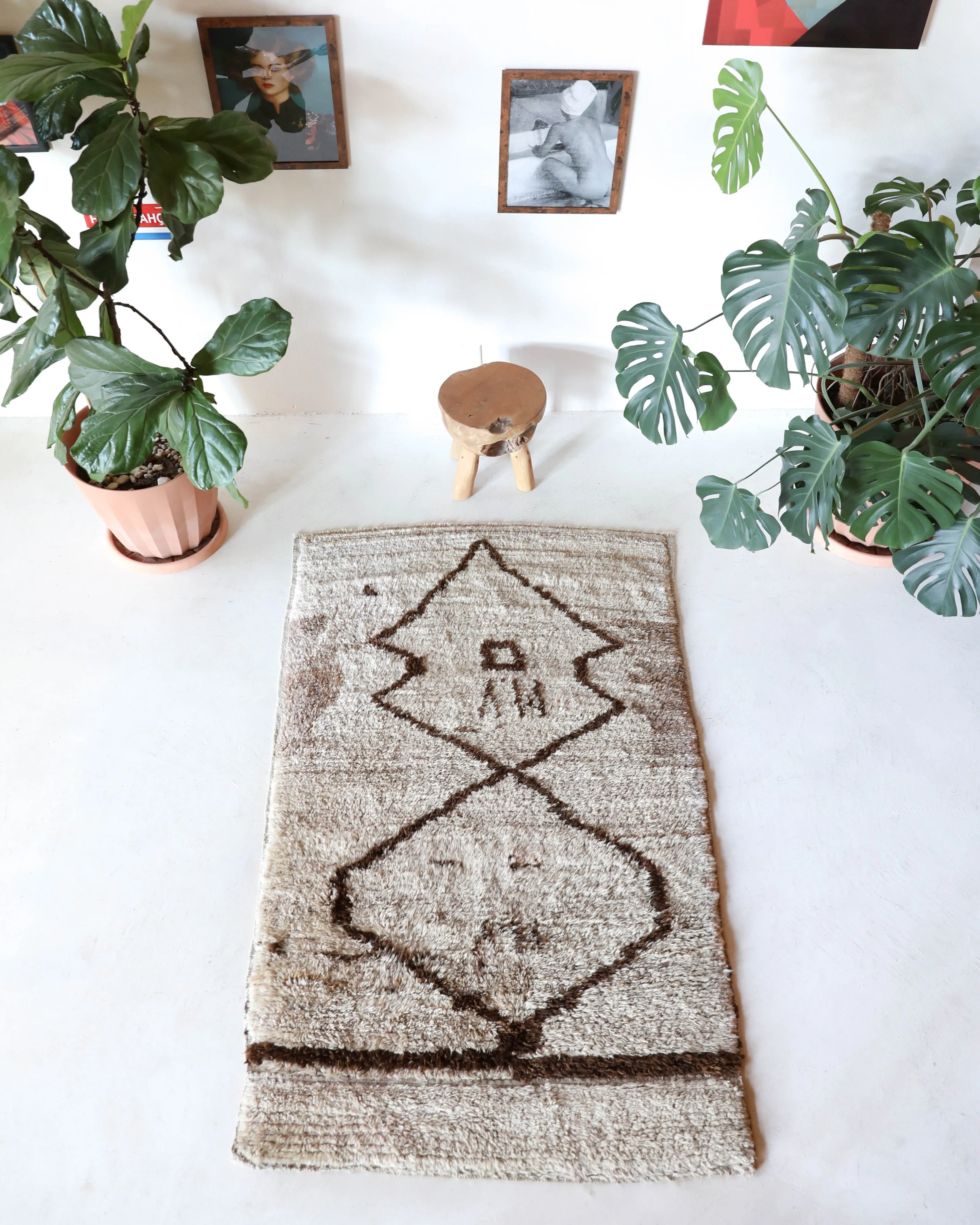 Antique Konya Karapinar Tulu Rug 4'x6'10"