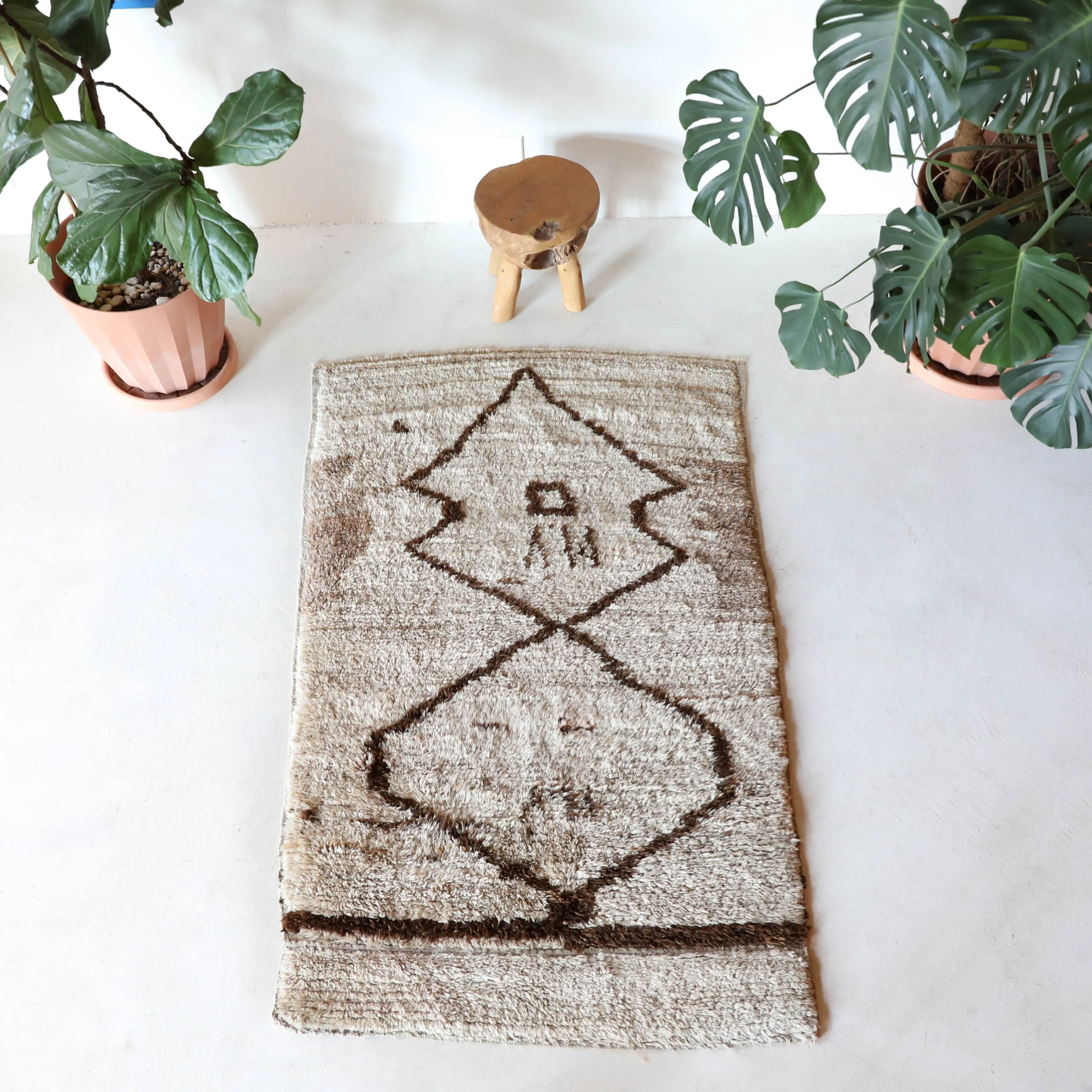 Antique Konya Karapinar Tulu Rug 4'x6'10"