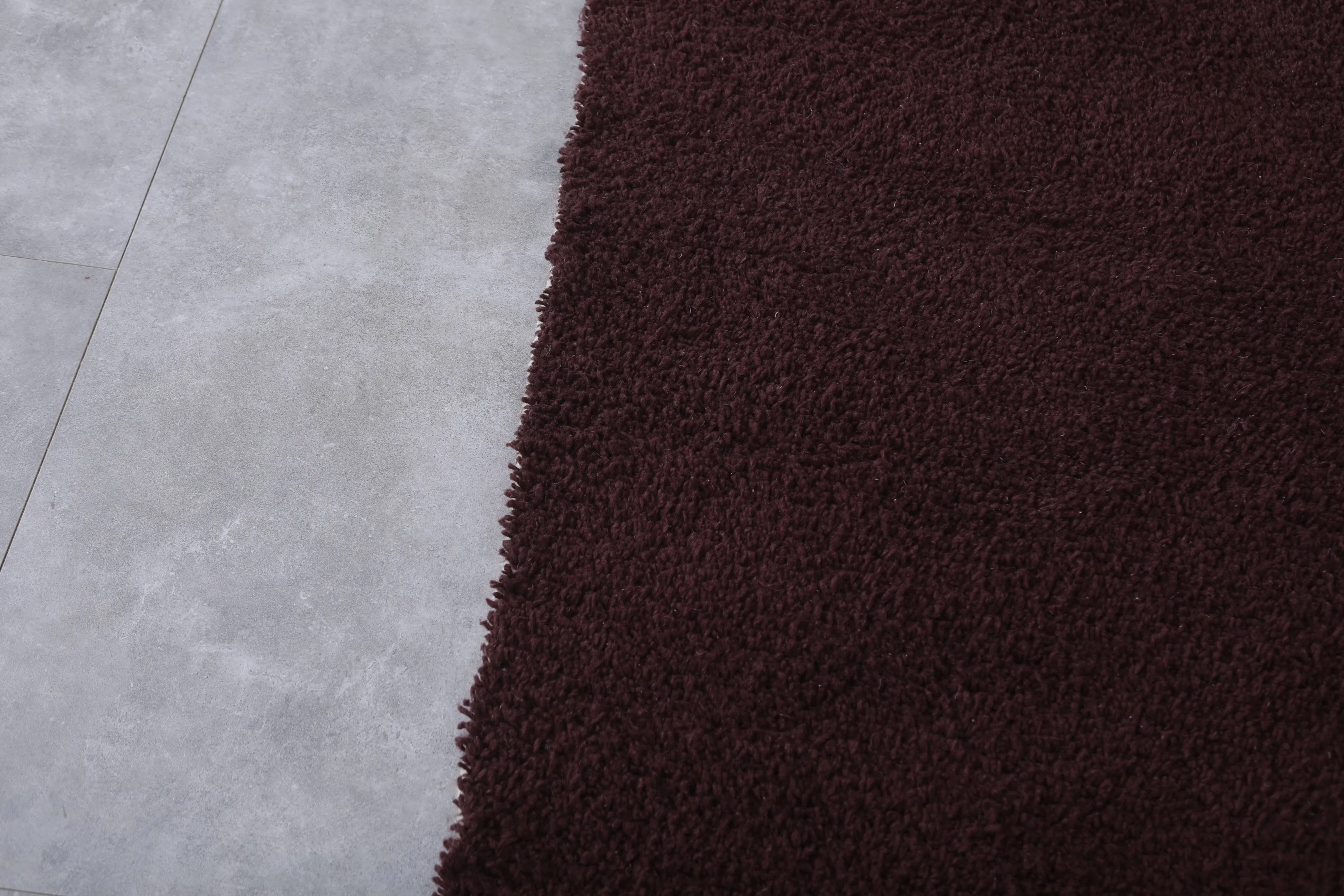 Authentic Beni ourain rug - Dark Brown Custom Rug - Wool rug