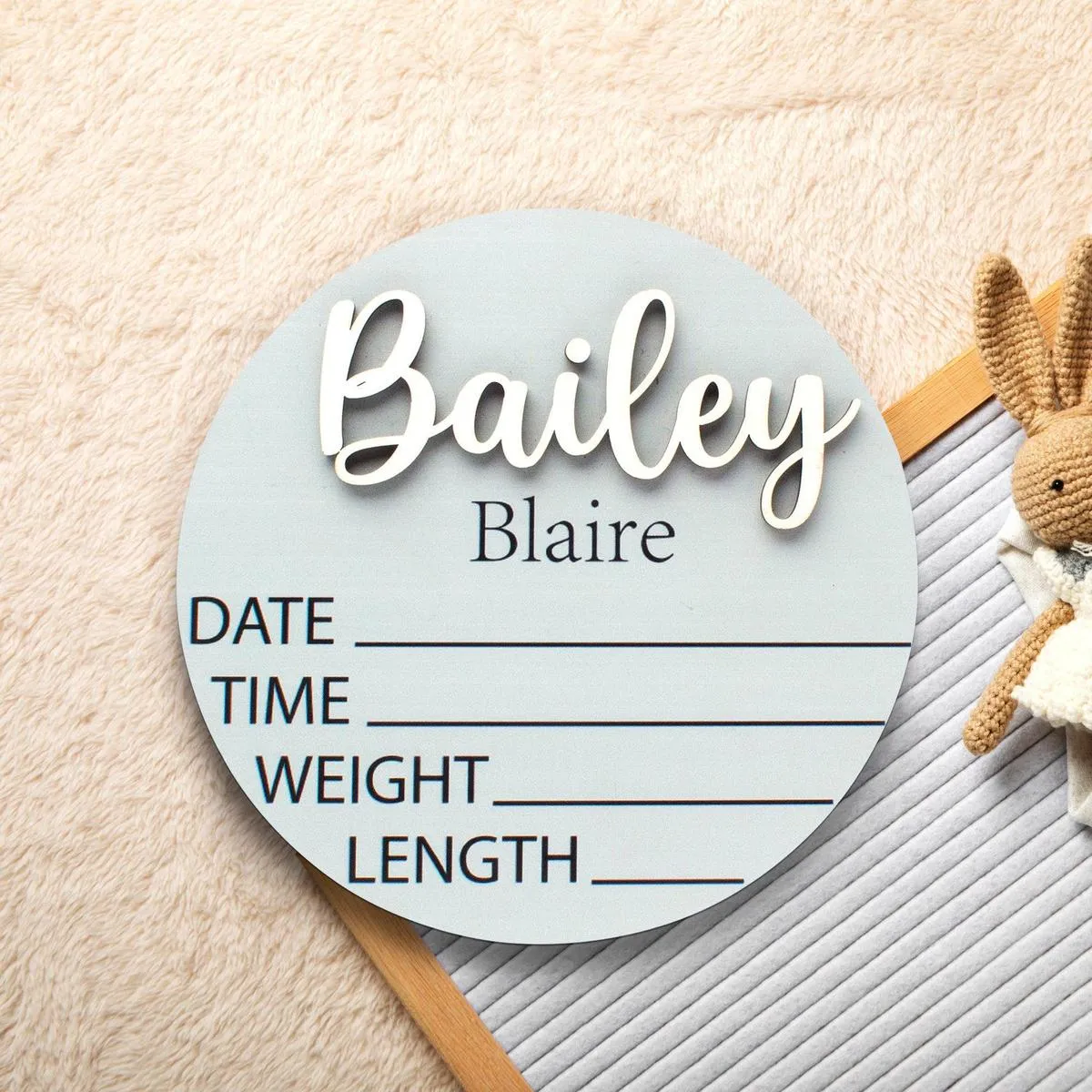 Baby Birth Announcement Sign
