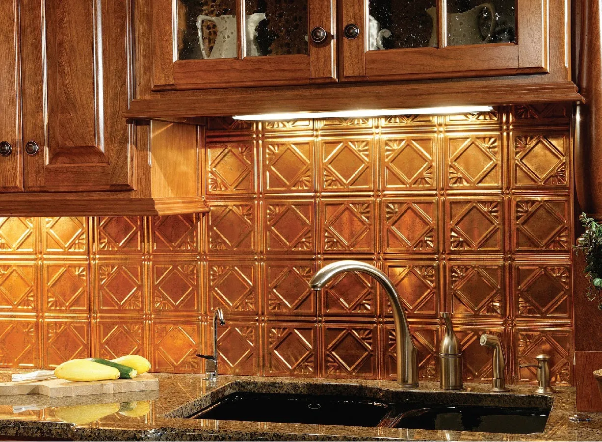 Backsplash Tile Charleston Muted Gold