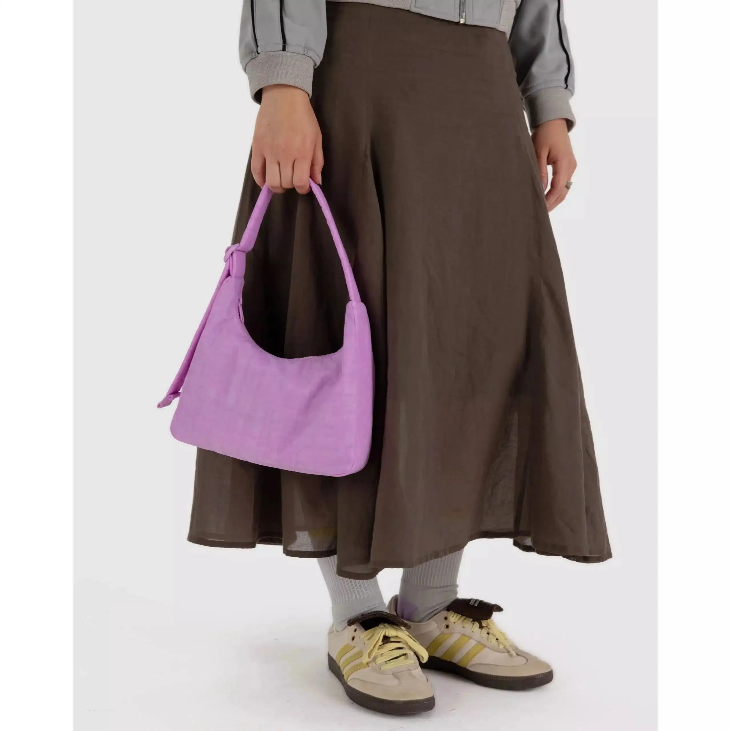 Baggu - Mini Nylon Shoulder bag - Peony pink