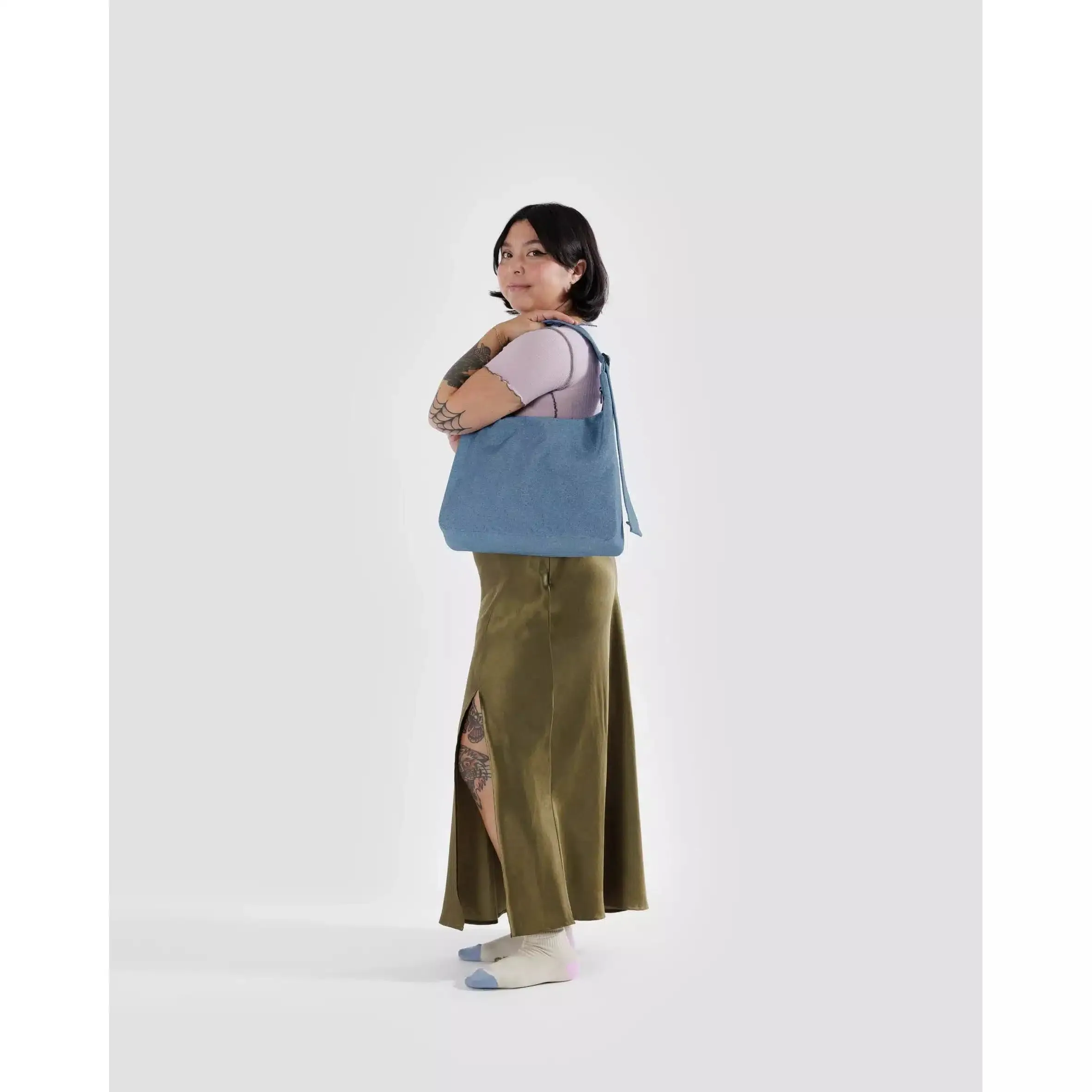 Baggu - Nylon Shoulder bag - Digital Denim