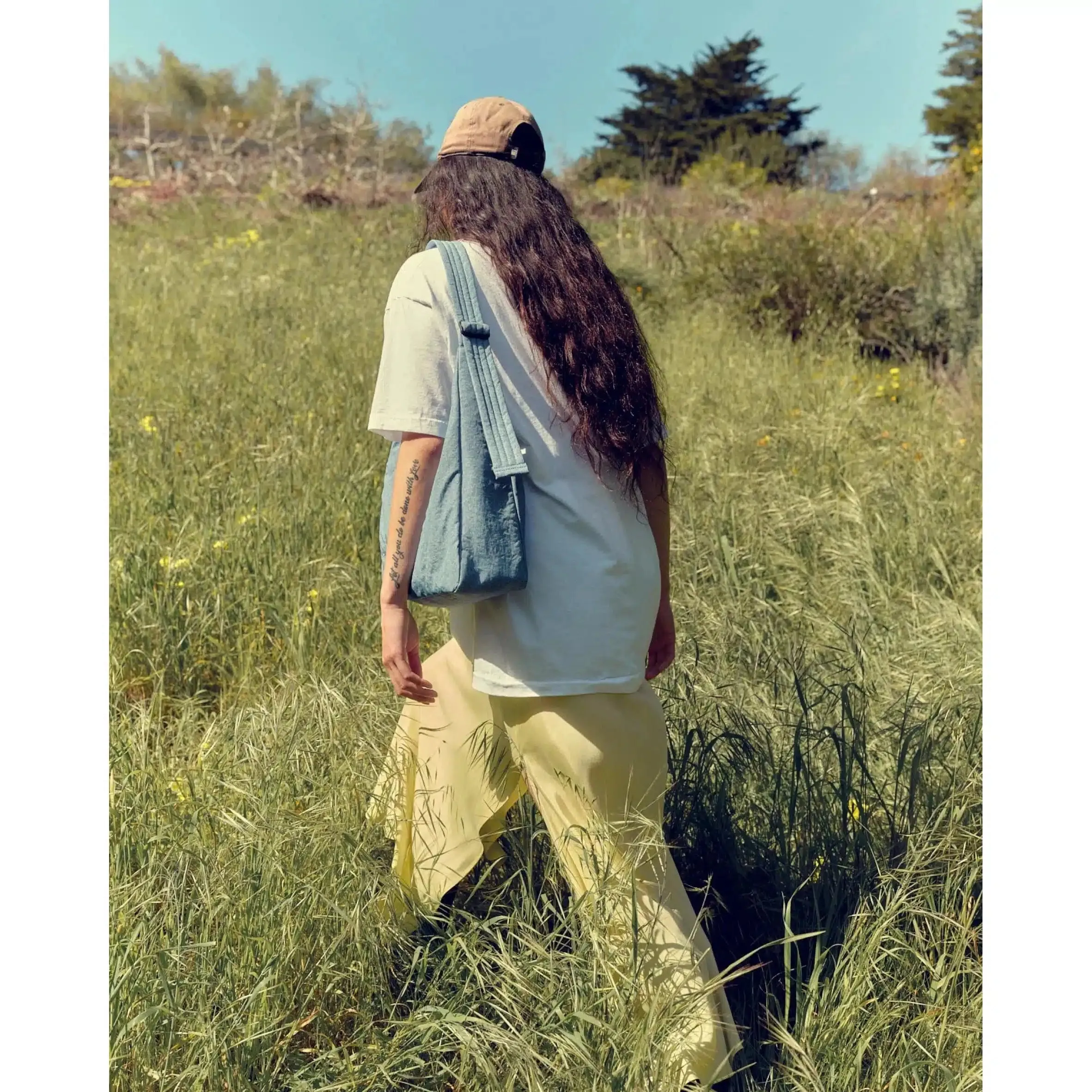Baggu - Nylon Shoulder bag - Digital Denim