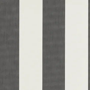 Band Stripes White Black 6835-15 Wallpaper