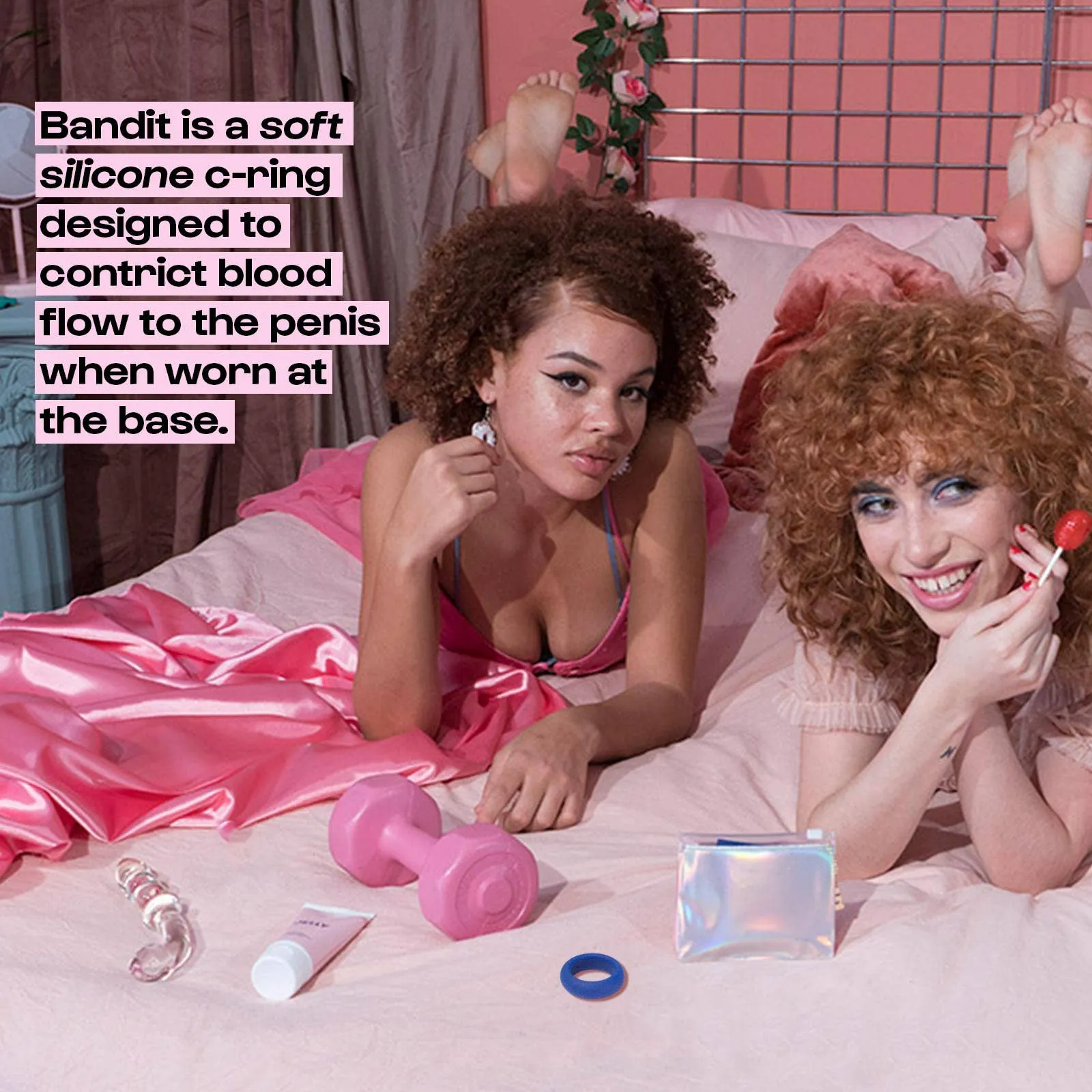 Bandit Stretchy Silicone Sex Toy Cock Ring