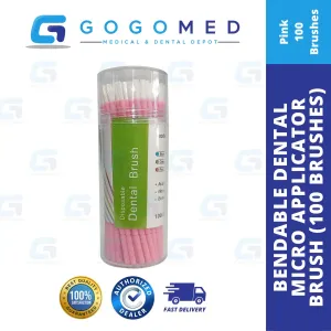 Bendable Dental Applicator Brush 100 pcs