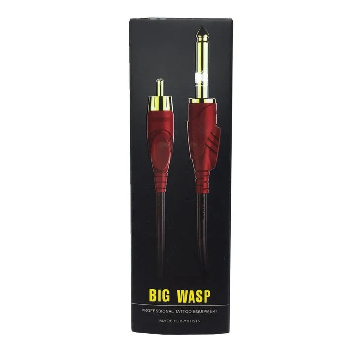 BIG WASP Tattoo RCA Clip Cord