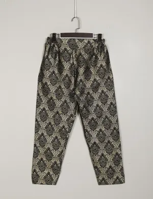 BJT-1B-Black - Earthy Tones - Super Quality Banarsi Trouser