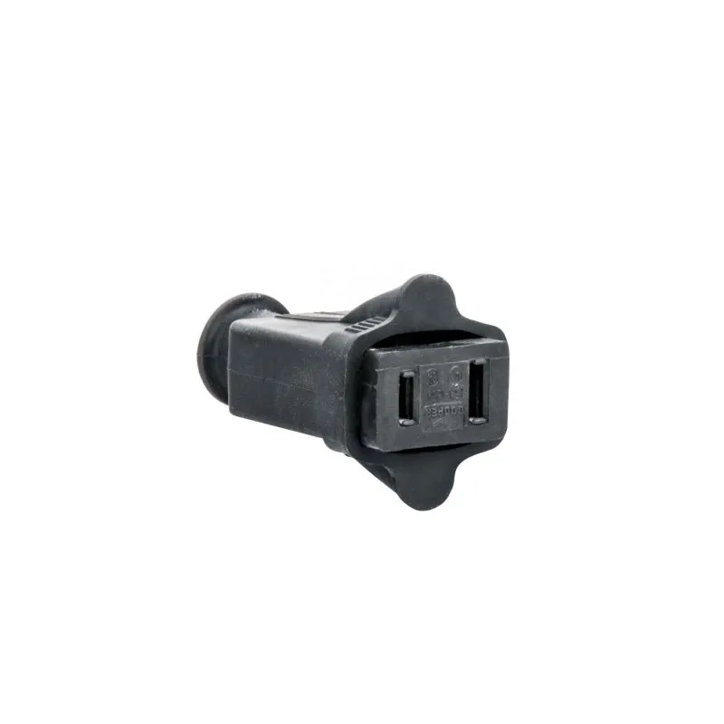 Black Female 2 Wire Plug