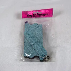 Bling Emery Board/Toe Separator Set