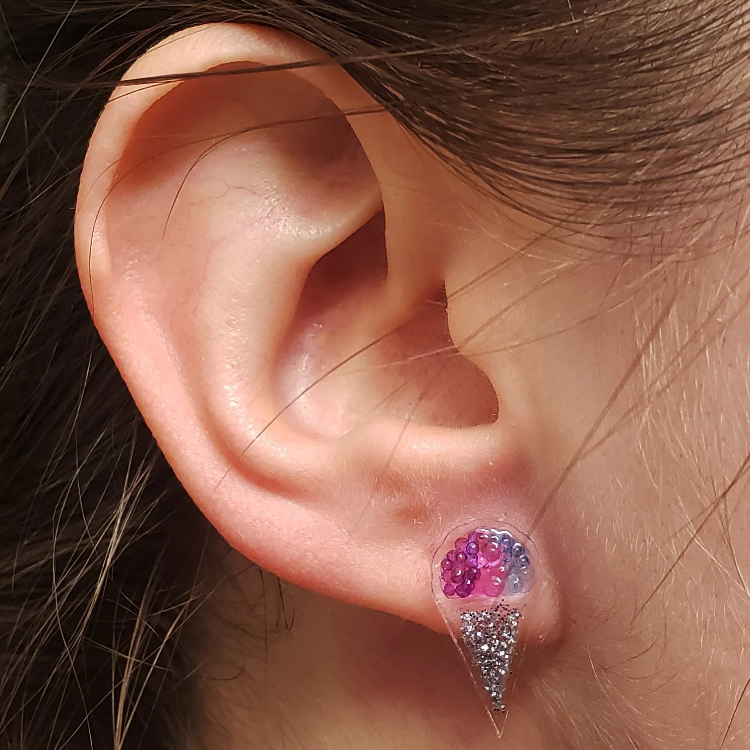 BLUE SNOW CONE EAR CANDY