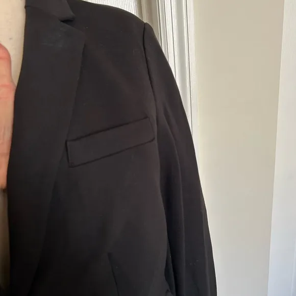 Boden Ponte Single Button Closure Stretchy Blazer