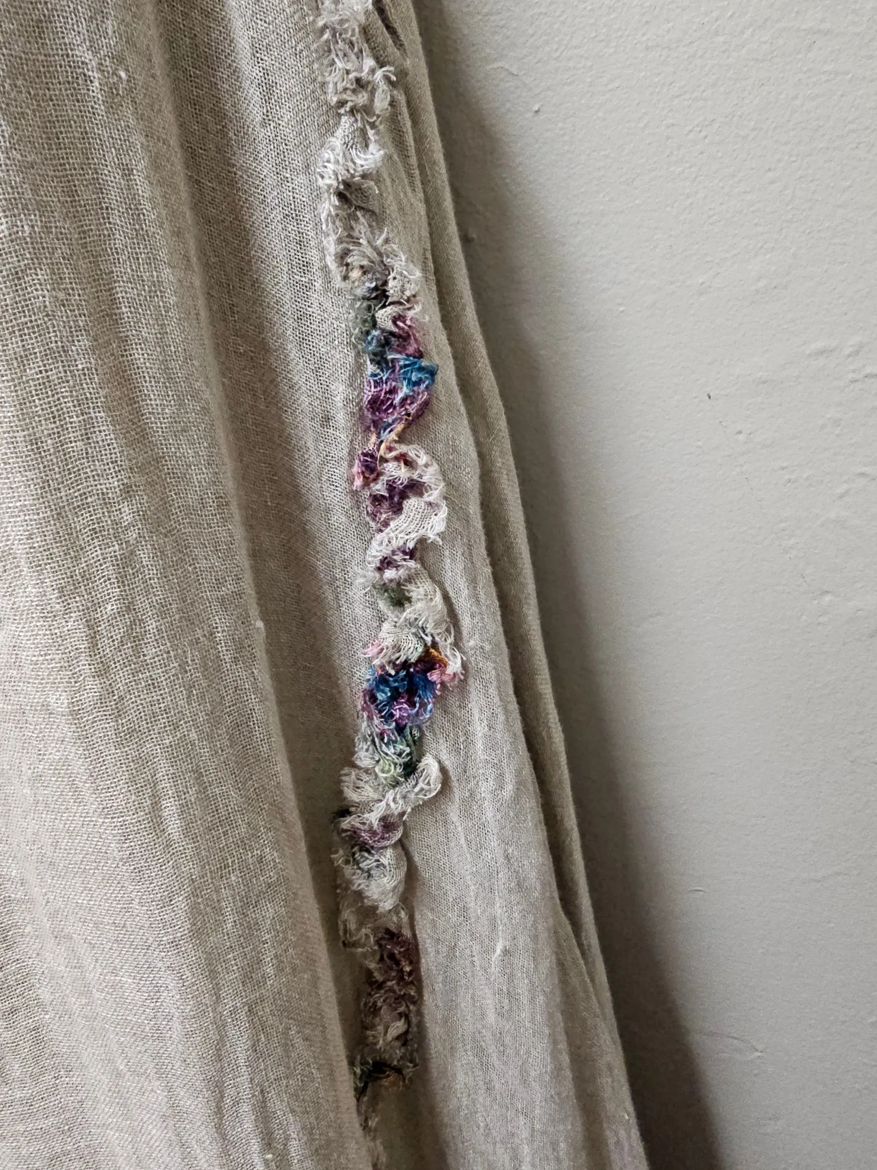 Bohemian Earthy Style Linen Dress