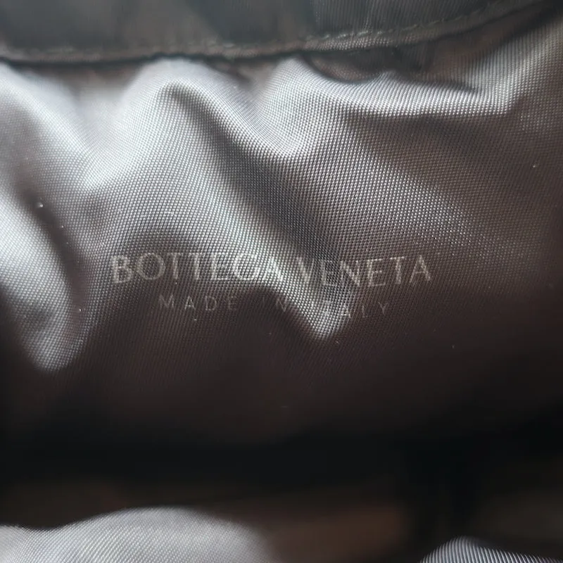 Bottega Veneta BV Tape Bucket Bag Mustard Leather & Brown Nylon Crossbody NEW