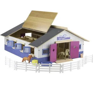 Breyer Farms™ Deluxe Wood Stable Playset