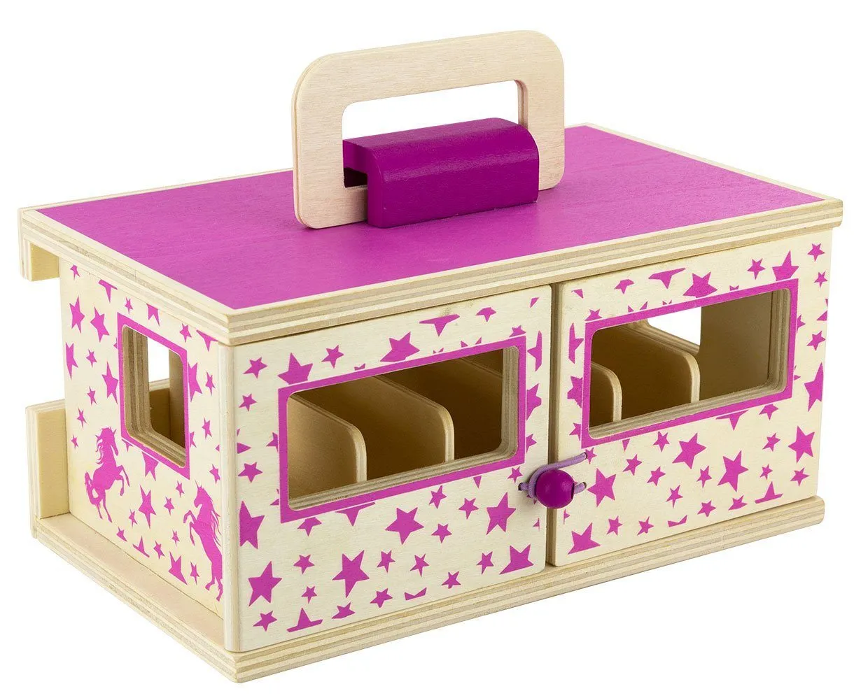 Breyer Unicorn Magic Wood Carry Stable