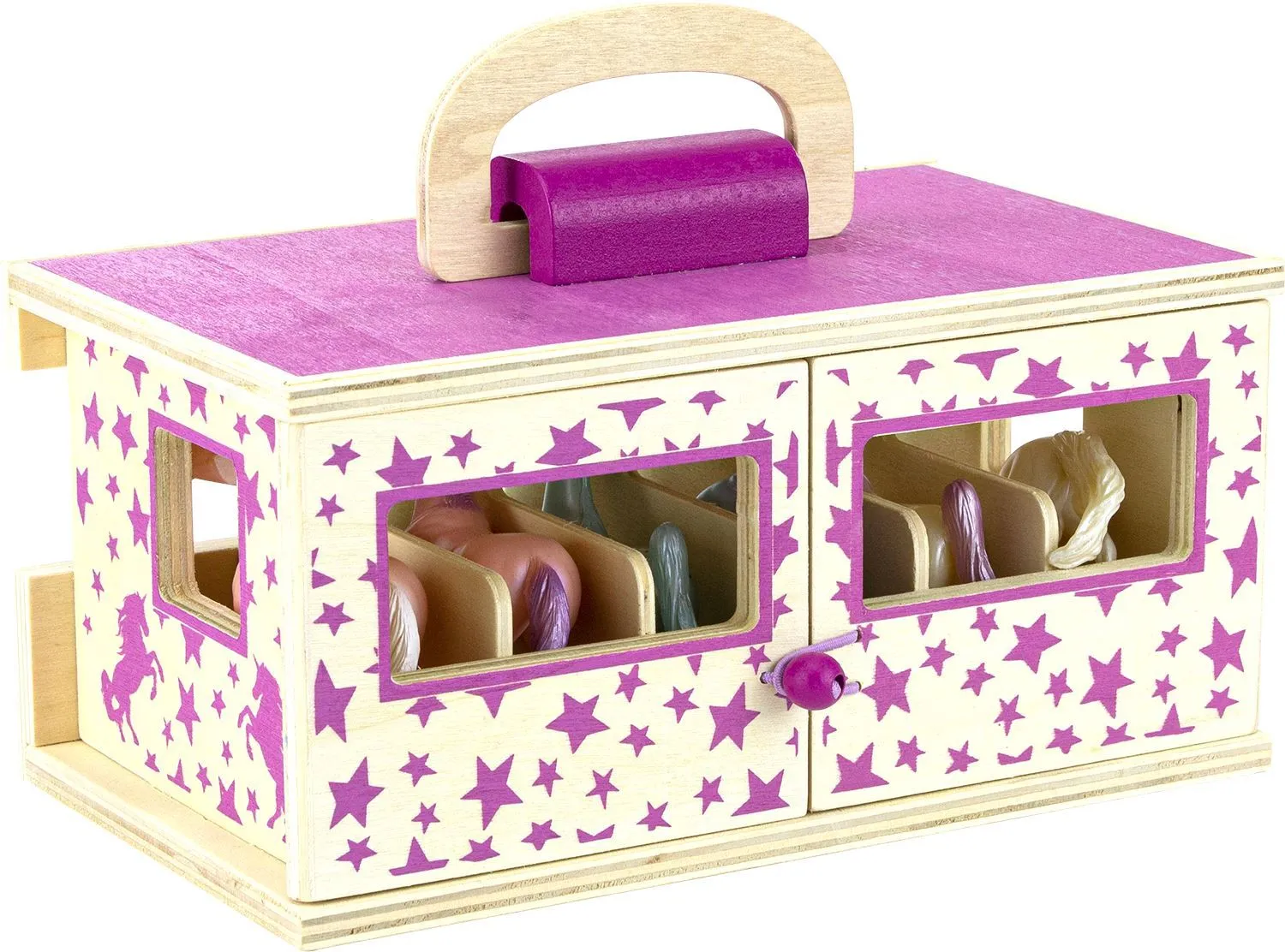 Breyer Unicorn Magic Wood Carry Stable